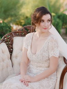Photo of a Bride sitting
