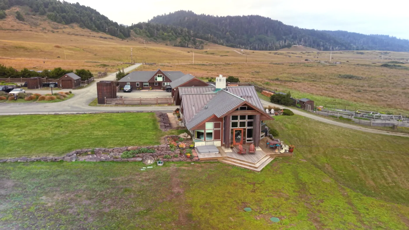 Distinctive architecture at The Inn at Newport Ranch on the Mendocino Coast